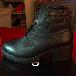 Torrid Sweater Heel Hiker Boots